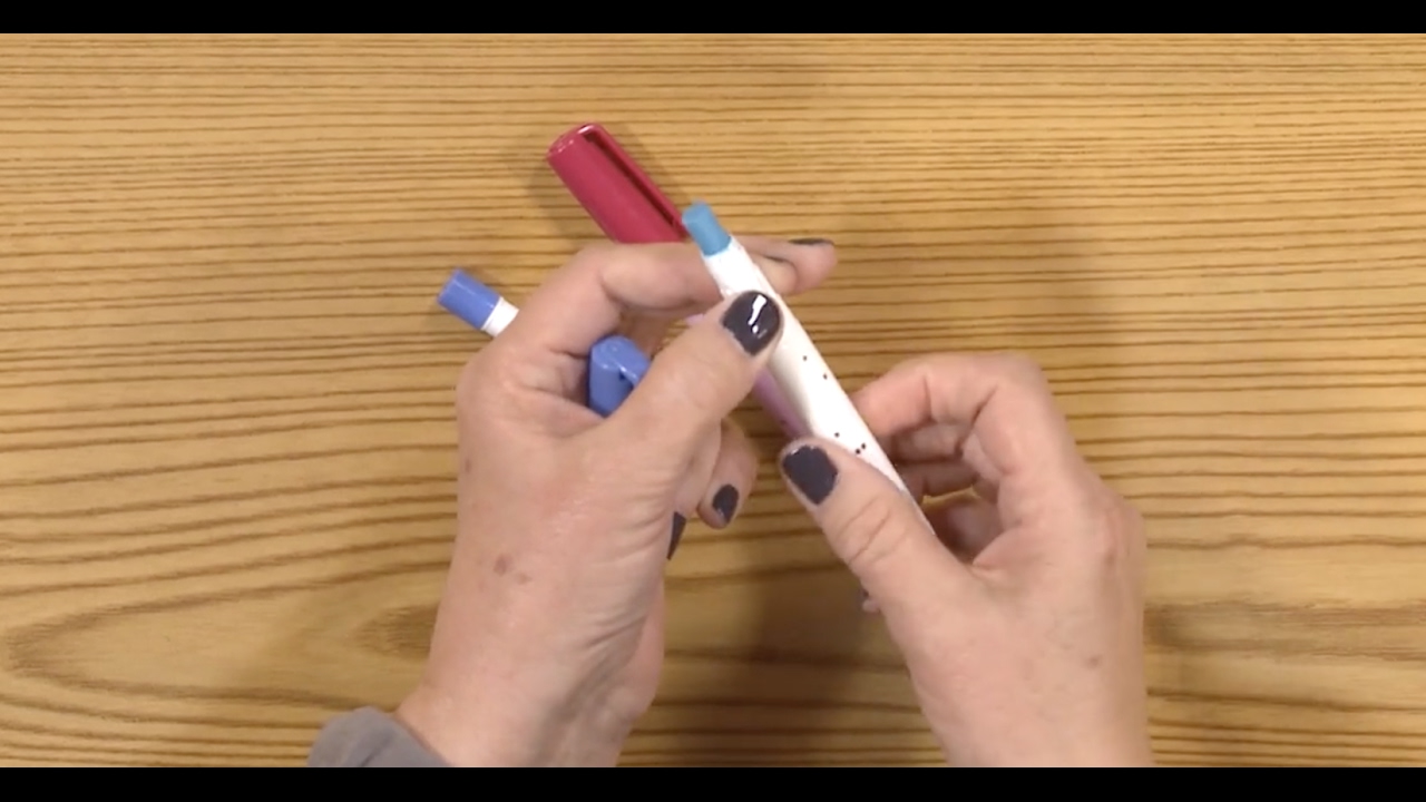Hand Embroidery Stitching and Appliqué with Lynette Anderson- Glue Pen Quit Tip