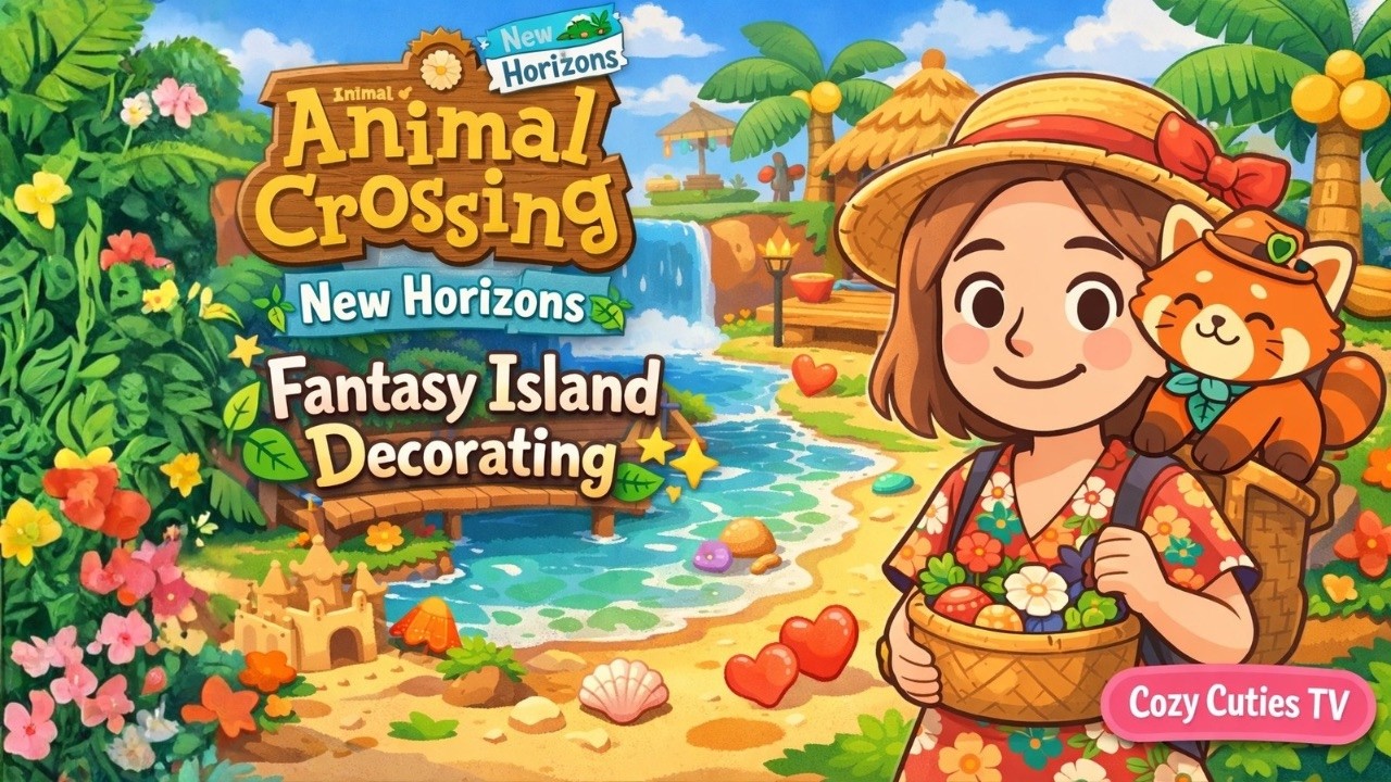 Animal Crossing New Horizons Fantasy Island Decorating 🌿✨