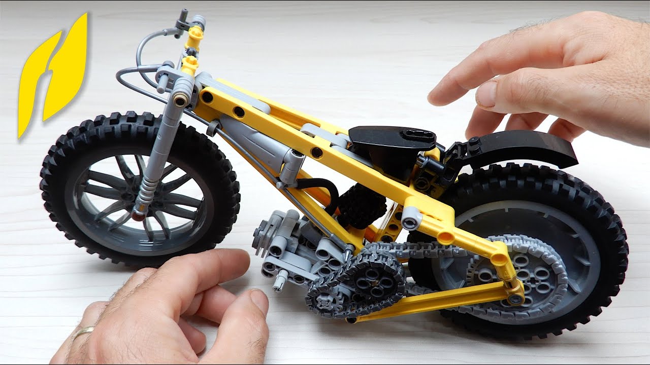 How to Build Lego Technic Speedway Bike (MOC - 4K)