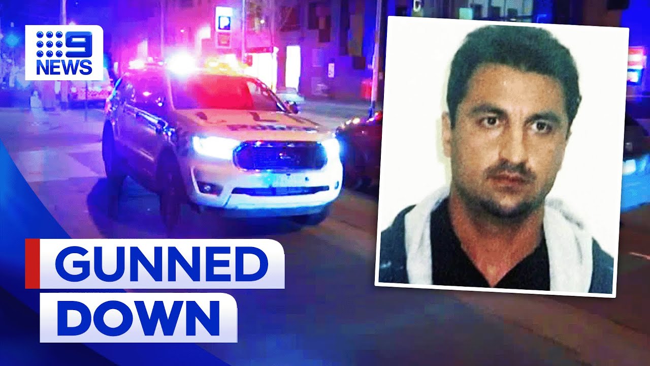 Man allegedly associated with organised crime shot dead on Melbourne street | 9 News Australia