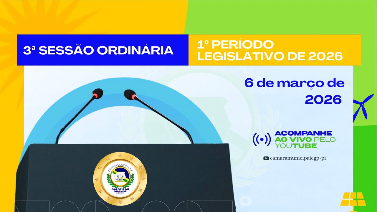 3ª SESSÃO ORDINÁRIA