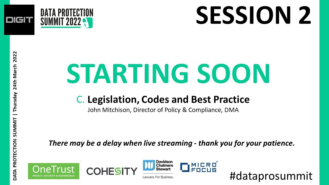 Data Protection Summit 2022 | Session 2 - Breakout C