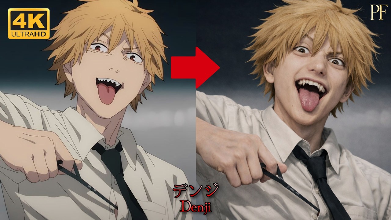 Chainsaw Man Real Life | Anime Ai Live Action