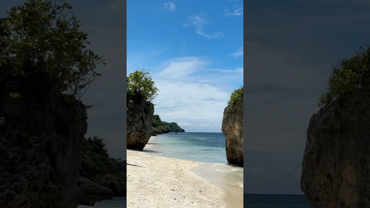 Hidden beach in Siquijor, Philippines #travel #travelph #philippinestravel #siquijor