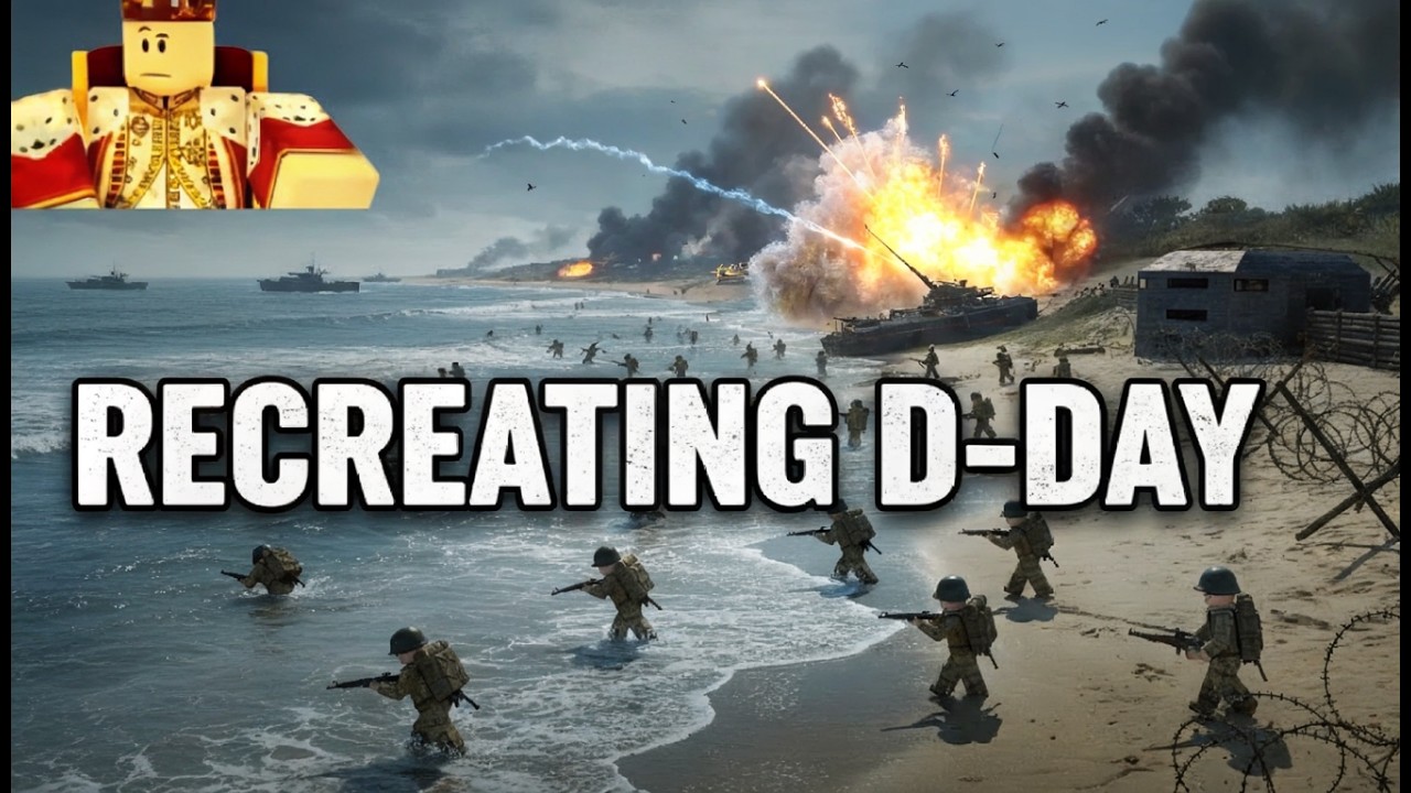 RECREATING D DAY IN 1944