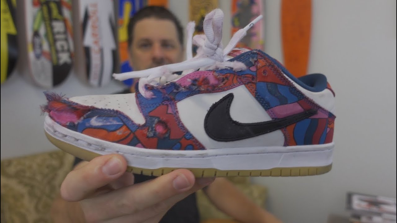 Nike SB Dunk Low Parra / Skated and Destroyed
