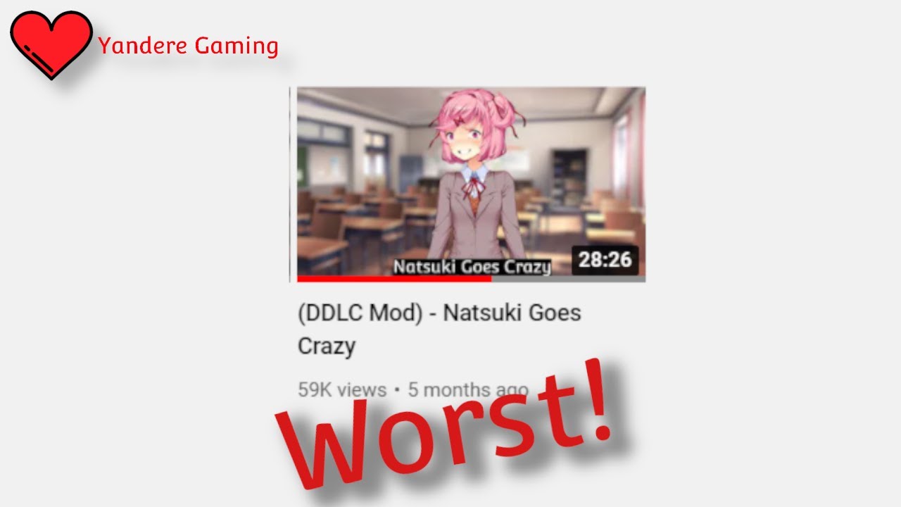My Top 5 Worst DDLC Mods