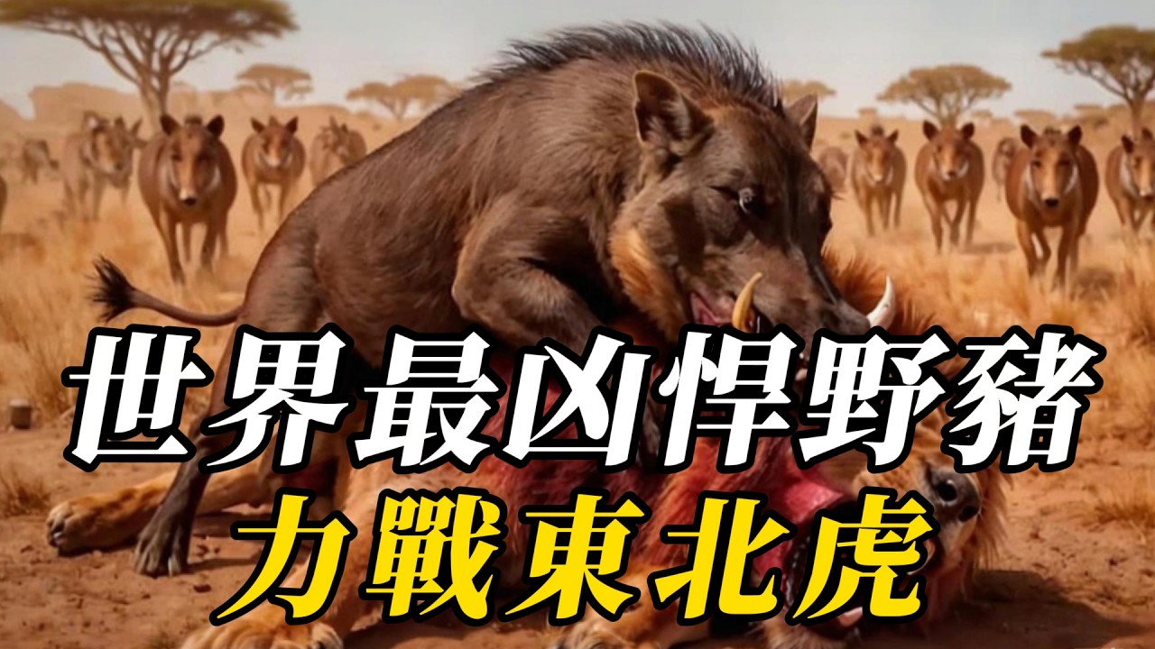 全世界最凶悍的10種野豬，第六名咬合力比鳄魚還強！第壹名敢單挑老虎，非洲雌獅看到都要繞道走！#世界之最 #动物 #动物世界 #科普 #百科密码 #知识渊博 #特有種