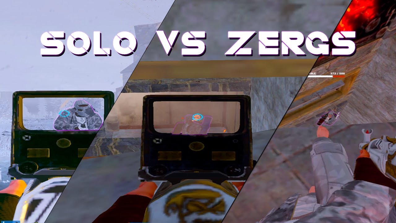 SOLO LIVING between 3 20+ ZERGS (GETTING RAID)  - OFFICIAL RUST