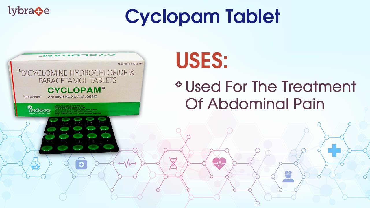 Cyclopam Tablet - Uses, Dosage, Side Effects, Price, Composition | Lybrate