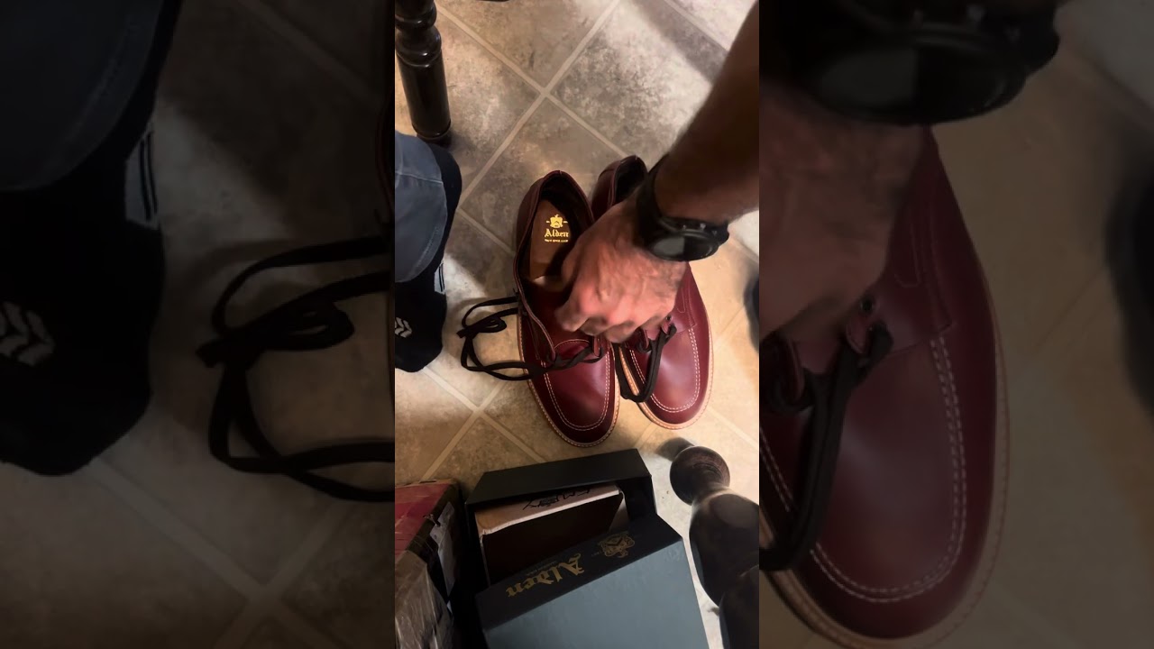 Alden Indy 405 try on