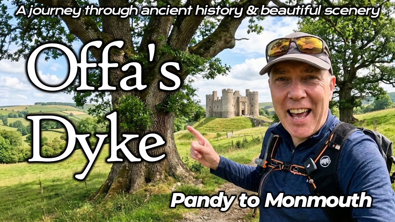 Hills, historic castles & Ancient Oaks: Offa's Dyke (Pandy to Monmouth) 🌳☀️