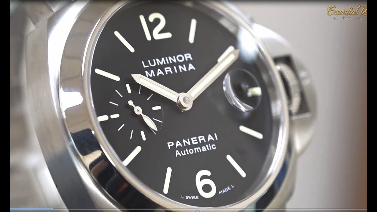 Panerai PAM 299 -  44mm Luminor Marina on Bracelet in Steel