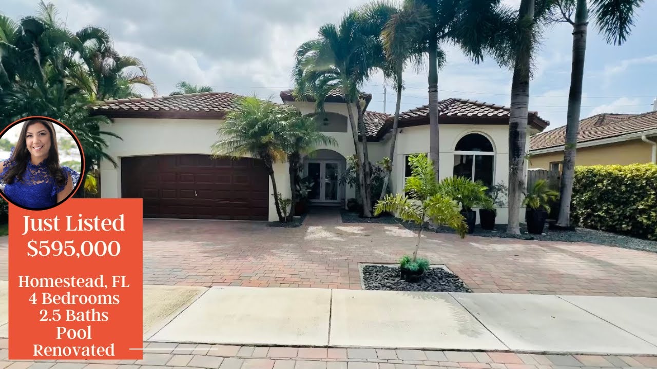 ¡Descubre la Casa Perfecta para Ti! Propiedad en Homestead, FL para venta🏡🌴 ¡Un Paraíso de Lujo!