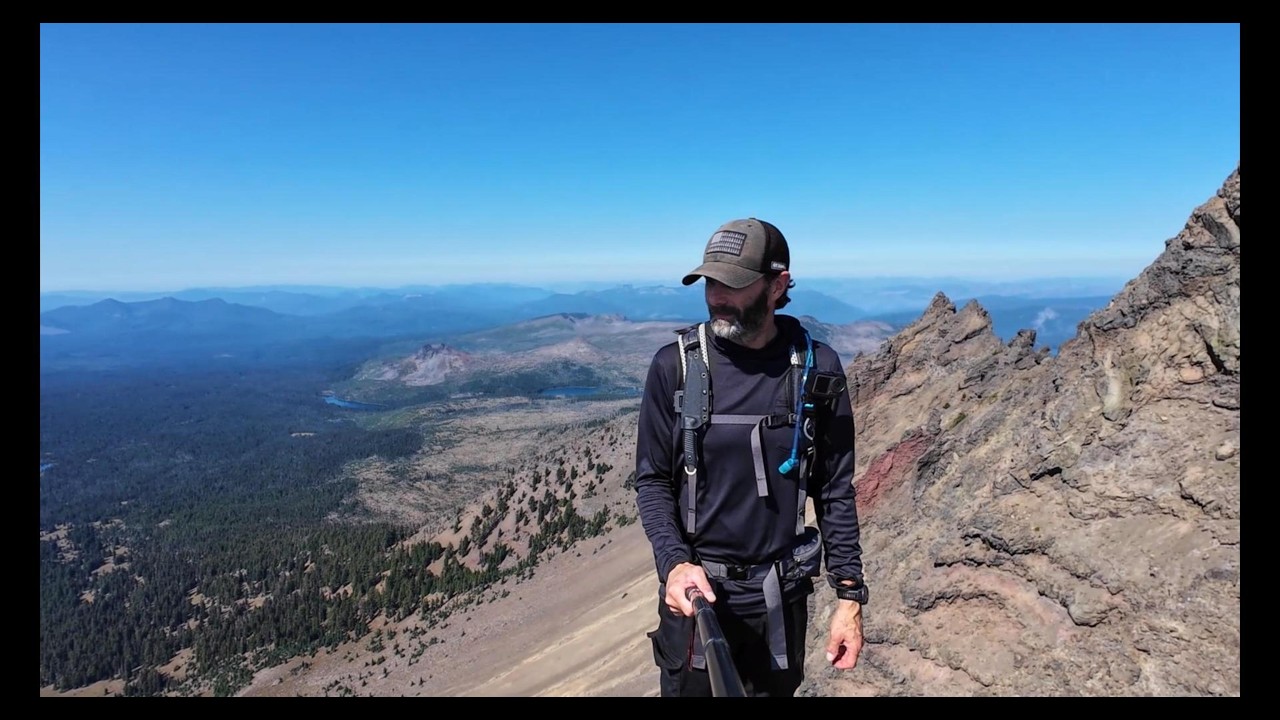 Hiking Three Fingered Jack further than before! No Ropes Needed!!