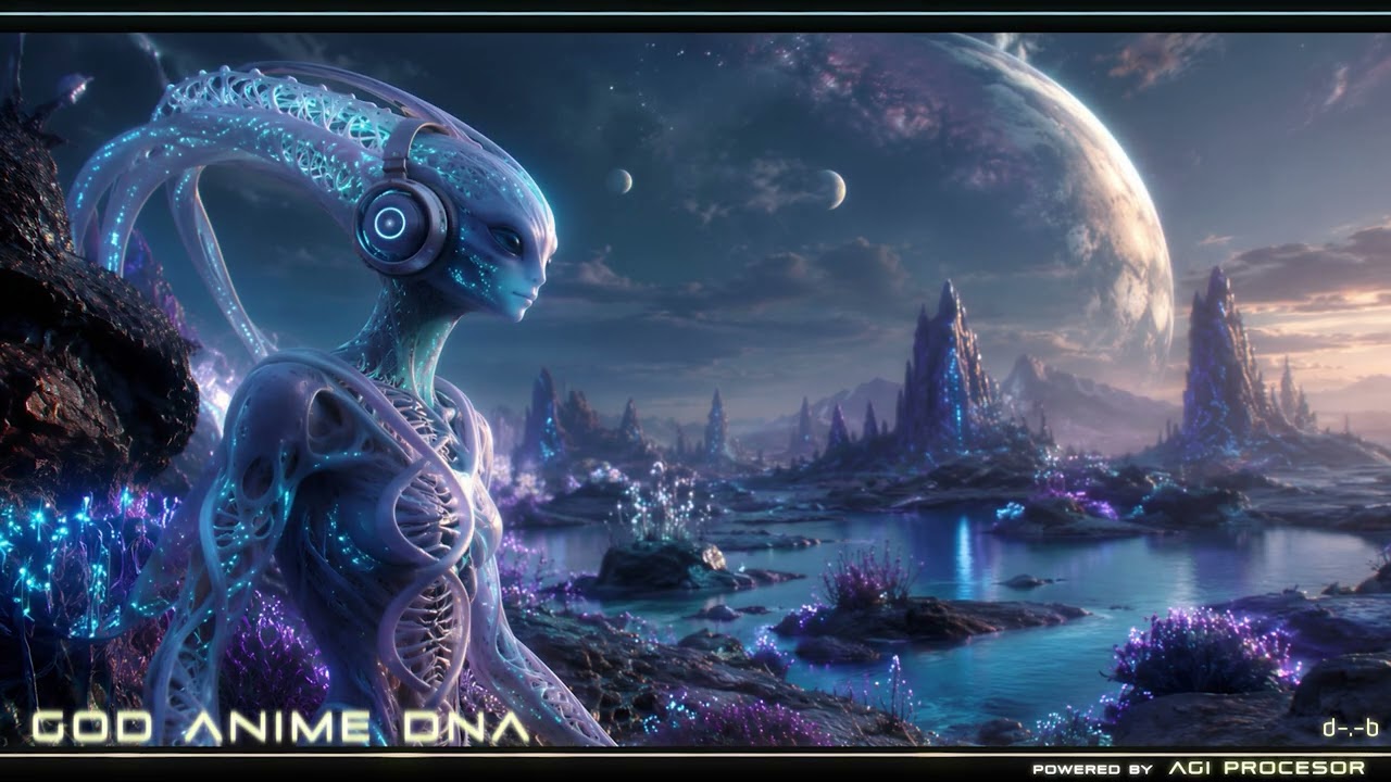 GOD ANIME DNA | Alien Intelligence Dark House Music | Aldrum