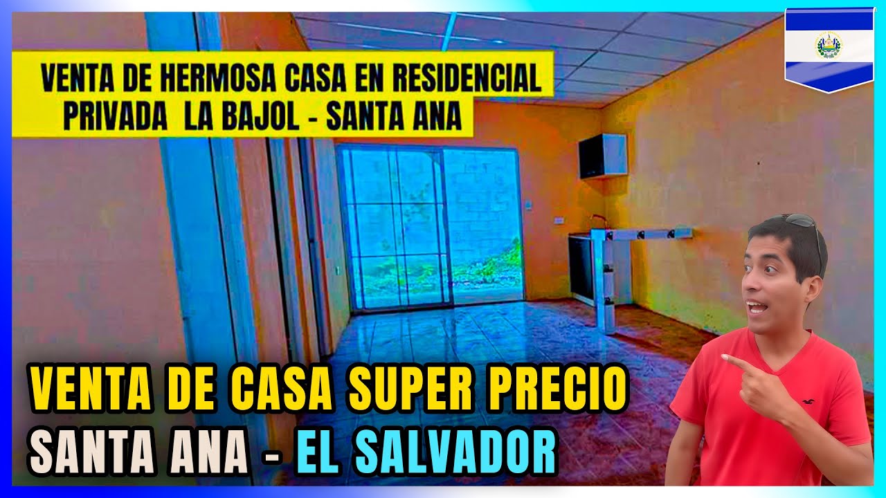🏡 CASA en VENTA Urbanización BAJOL Santa Ana El Salvador