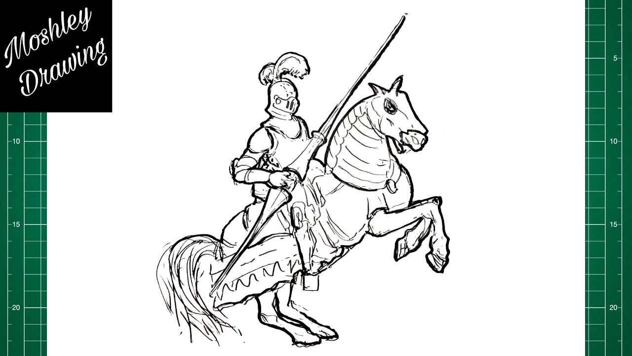 How to Draw a Knight on a Horse