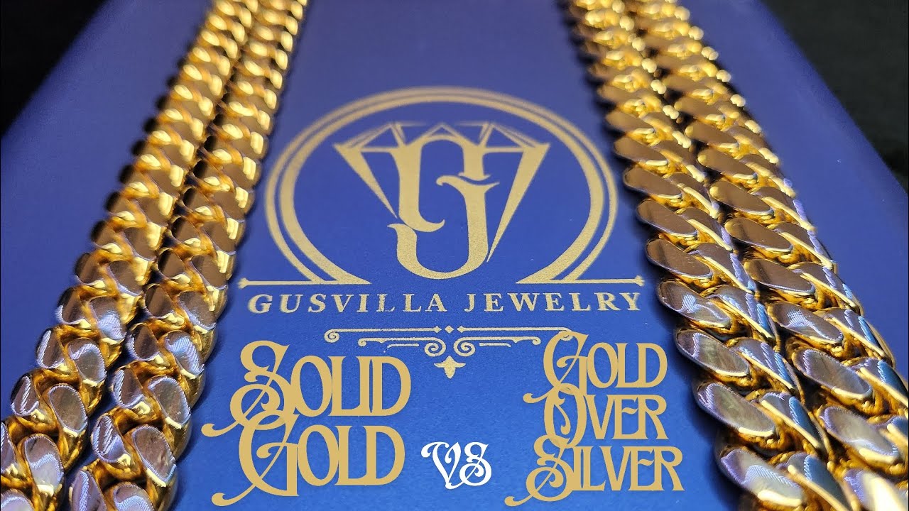Золото вместо серебра от Gus Villa Jewelry против их же кубинских ссылок из цельного золота в Майами