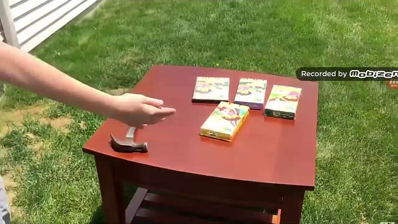 I destroy Dora the Explorer VHS And DVD