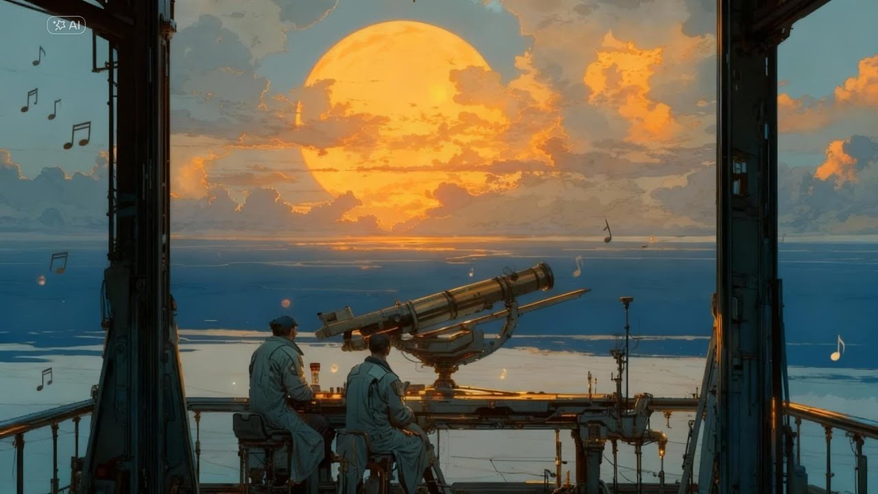 Observatório Intergaláctico 🌕 | Sons Profundos para Relaxar e Viajar no Espaço.