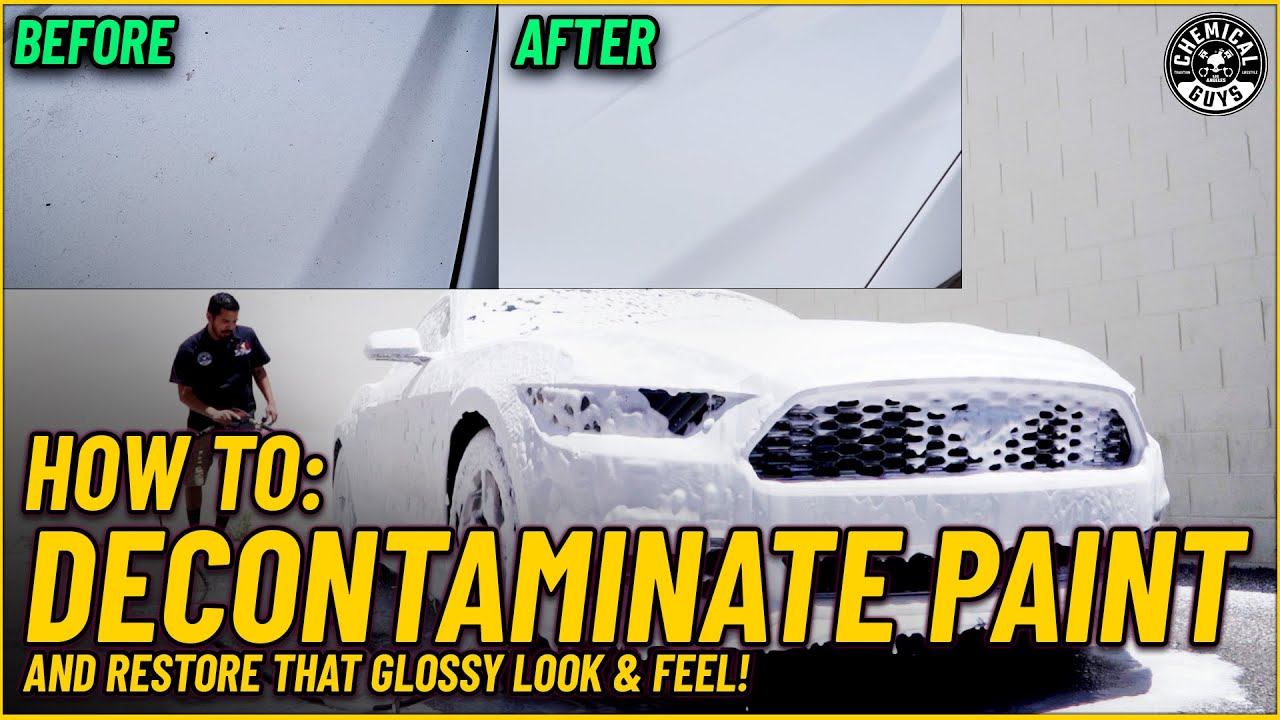 How To Decontaminate White Paint And Bring Back Smooth Gloss! - Chemical Guys