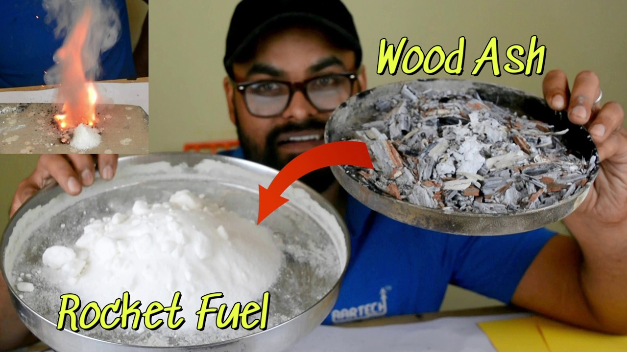 Turned Wood Ash to Potassium Nitrate (KNO3) | homemade potassium nitrate