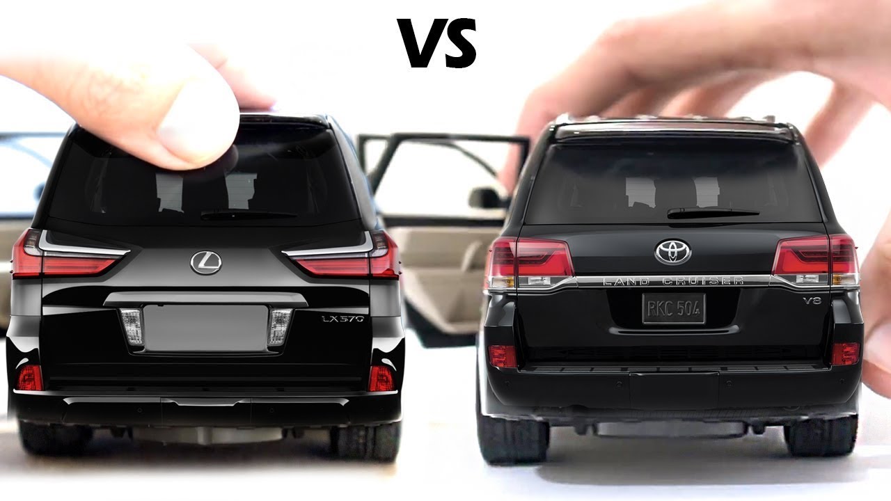 Toyota Land Cruiser VS Lexus LX 570 - Diecast Models | Adult Hobbies