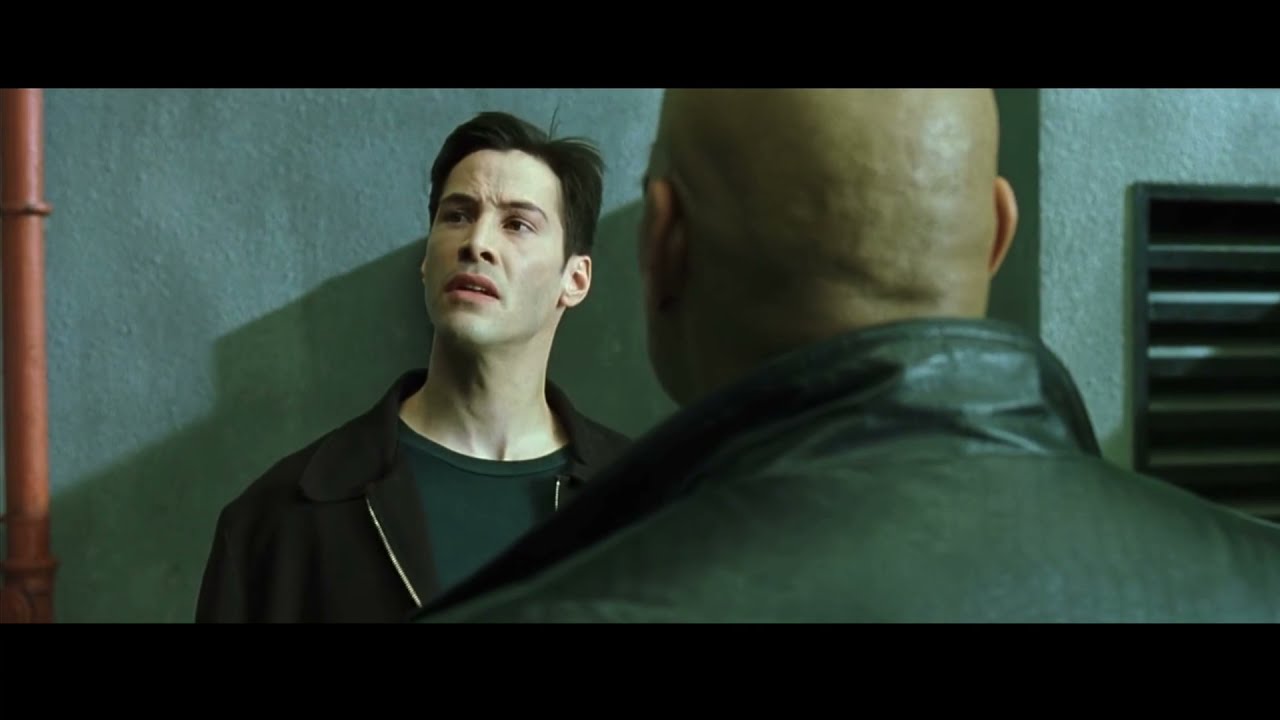 The Matrix - (1999)| Morpheus trains Neo to jump
