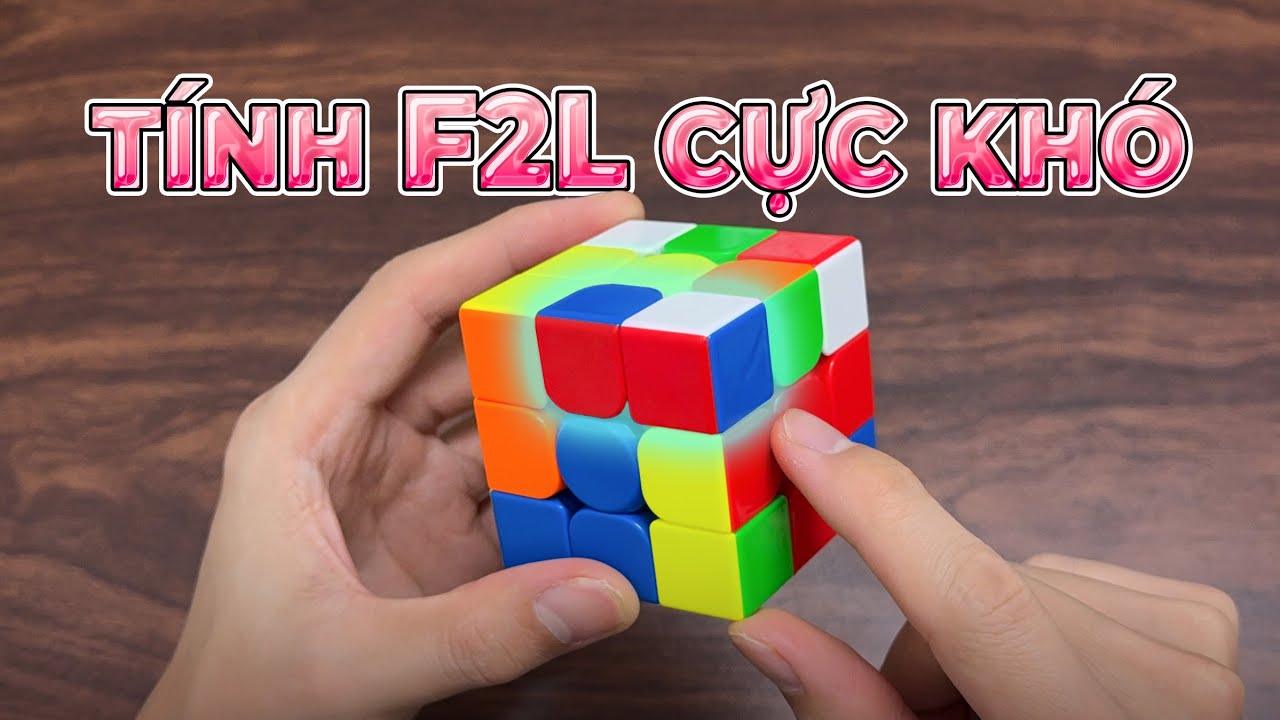 Cách tính cặp F2L đầu tiên - Cực khó