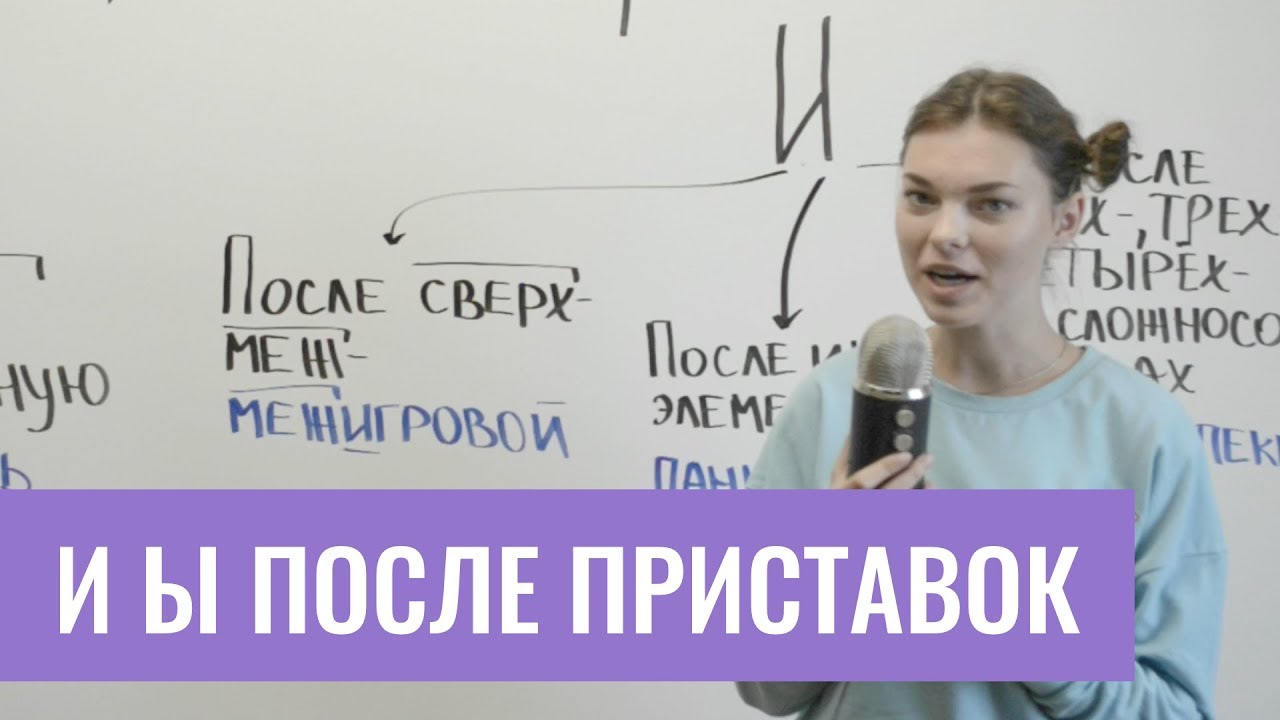 И Ы после приставок