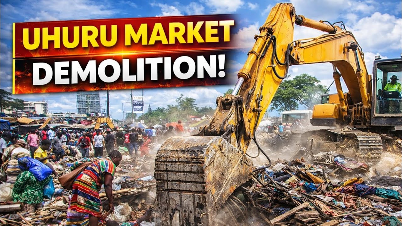 Uhuru Market Demolished Overnight! Thousands of Traders Left in Shock