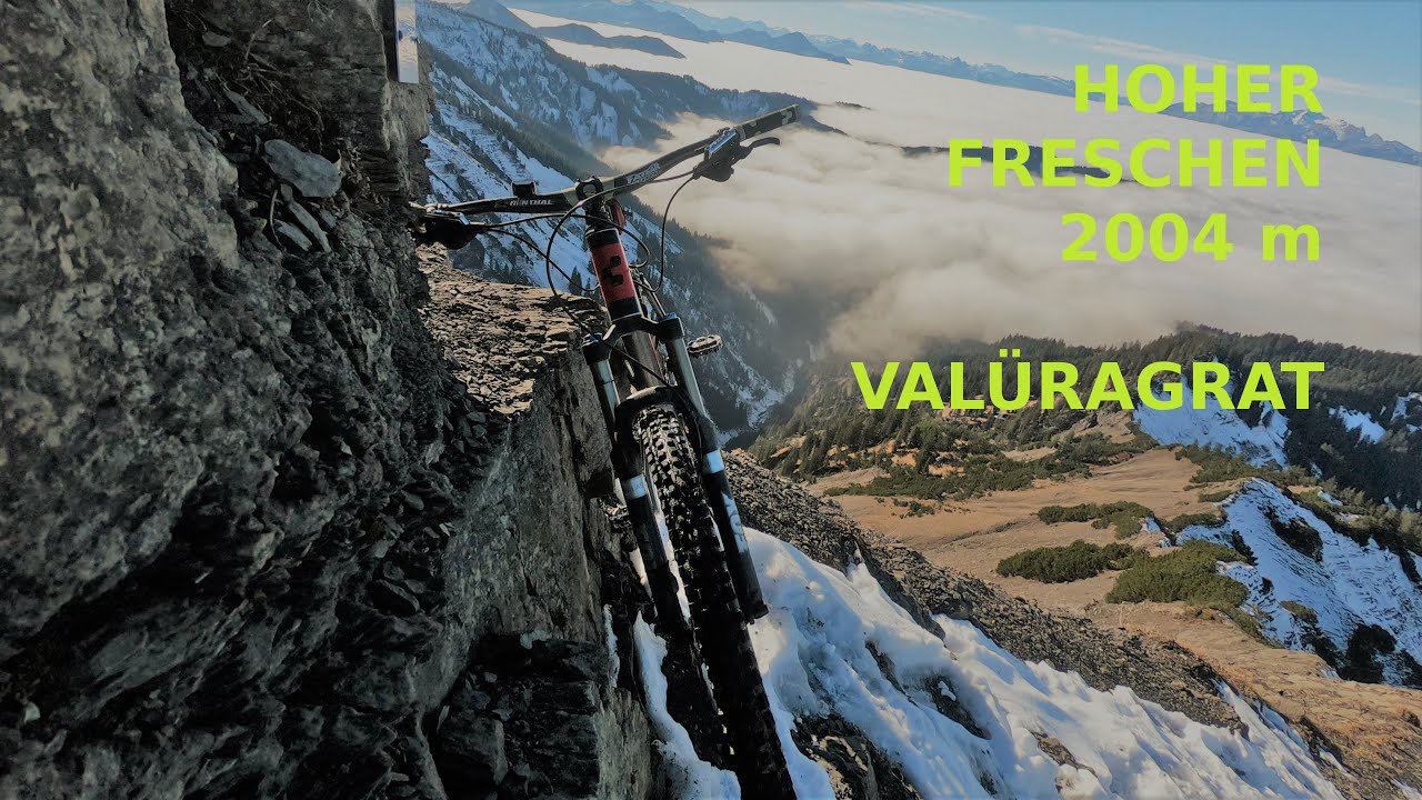 Grandiose alpine Überschreitung mit dem Bike - Hoher Freschen MTB - 29.11.2020