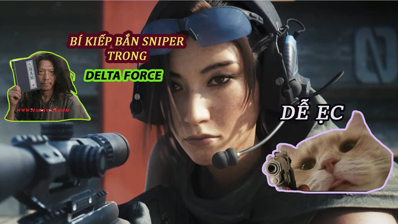 Bắn Sniper Trong Delta Force Cực Dễ | Trải Nghiệm Súng Bắn Tỉa R93 Trong Delta Force PC