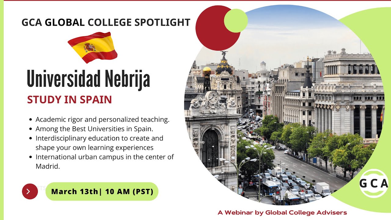 Inside Universidad Nebrija, SPAIN - Small Classes, Big Opportunities, and in the Middle of Madrid