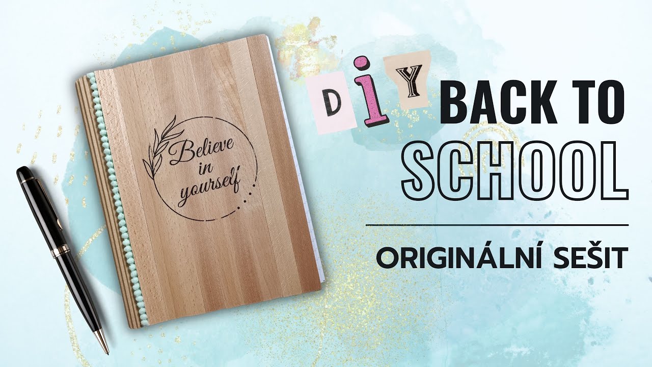 📌Back to school |✂️ DIY dřevěný sešit📔 | Dřevěné lamelky| @katebossdiy |