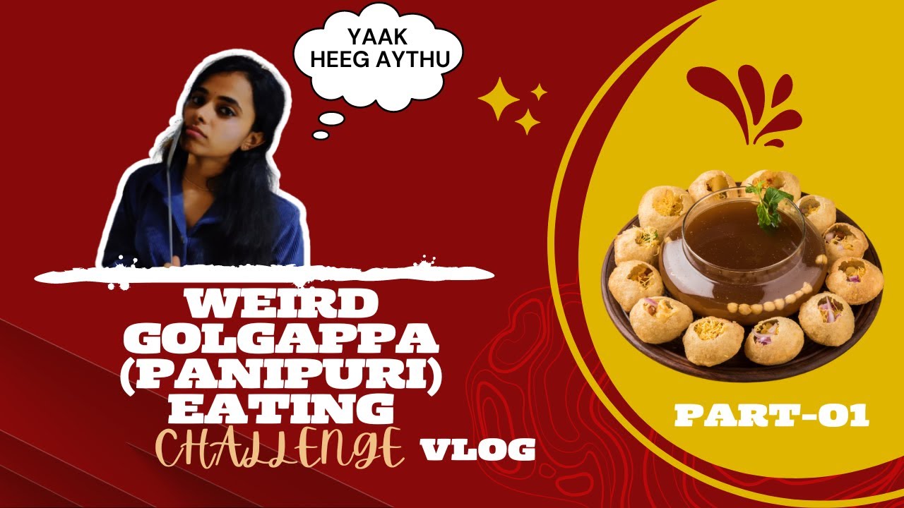 Panipuri/Golgappa challenge vlog | suicide madkobidthu| Part 1#trending #couplechallenge #bengaluru