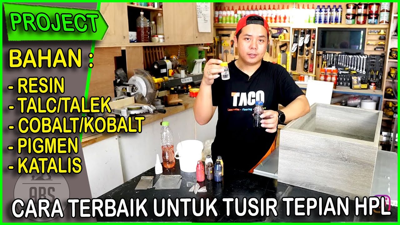 Q&A TACO HPL - TIPS TUSIR TEPIAN SUDUT HPL PAKAI RESIN - Cara Efektif Membersihkan Noda Sisa Tusiran
