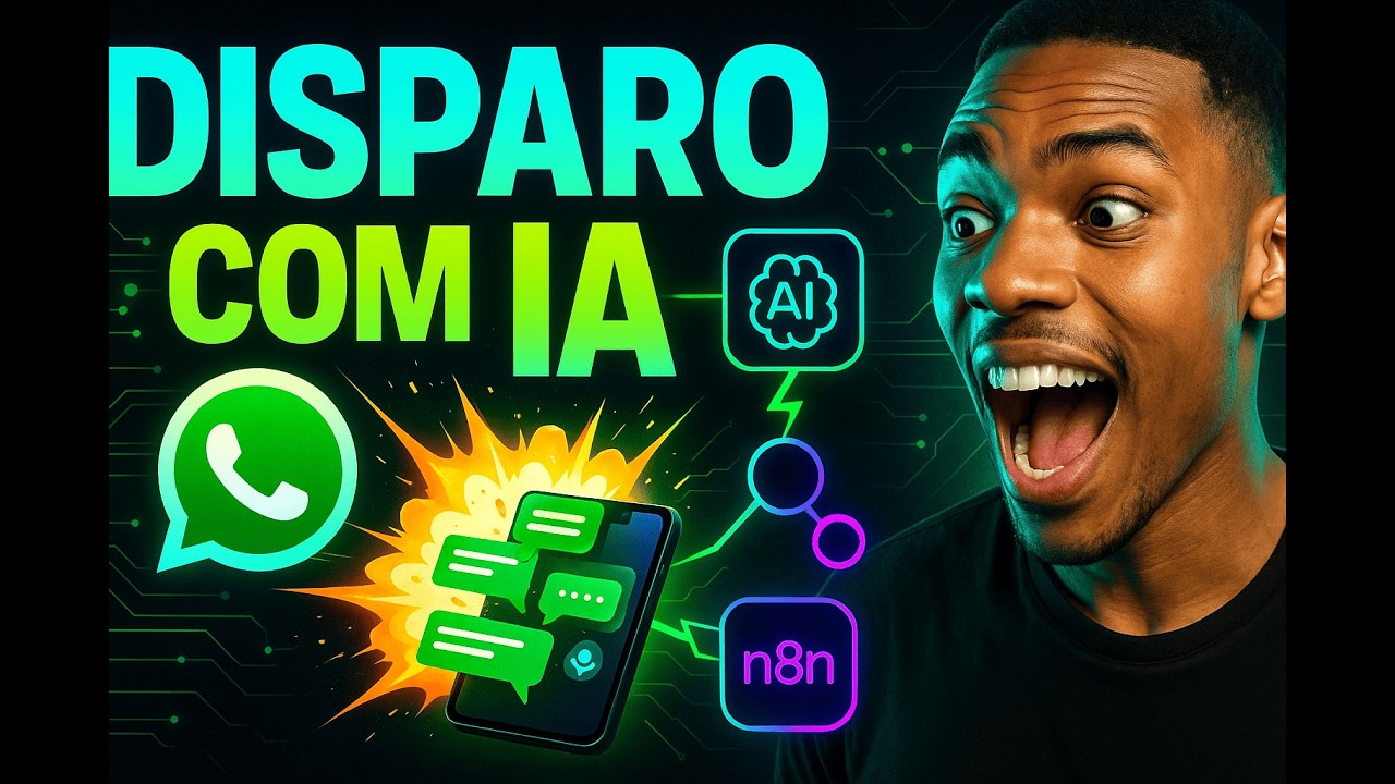 💥 Disparo em Massa no WhatsApp com IA e ElevenLabs | Automação Completa com n8n + Web Scraping