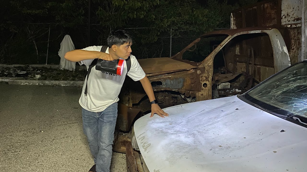 PASE UNA NOCHE EN UN LUGAR ABANDONADO😱🏚️