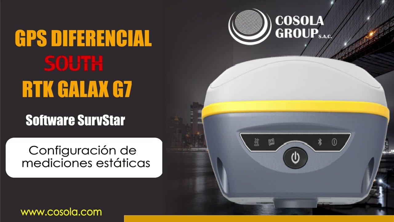 18.- SOUTH Galaxy G7 - Configuración de mediciones estáticas - Cosola