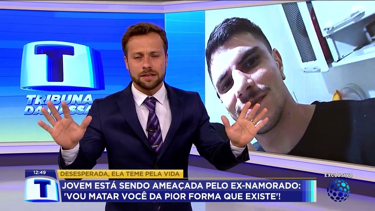 Jovem está sendo ameaçada pelo ex-namorado - Tribuna da Massa (12/04/2022)