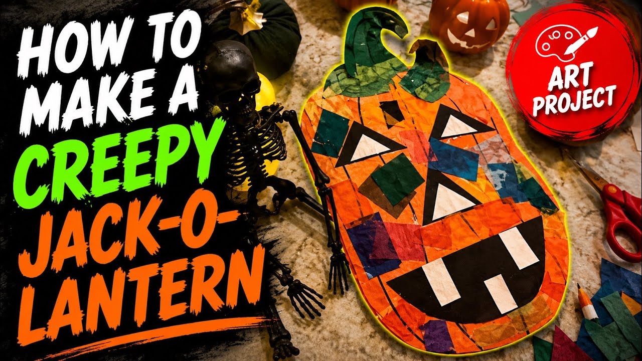 How to make a Jack’O’Lantern (Art Project)