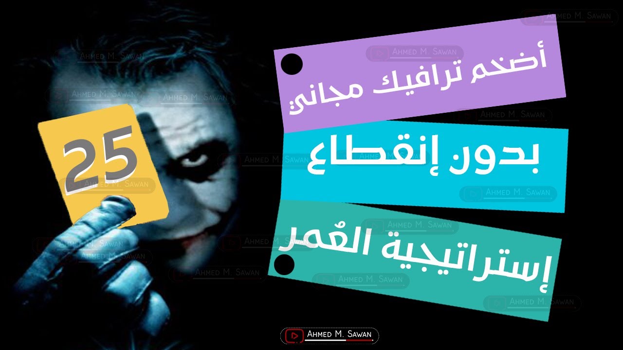 تحديث استراتيجية 25 فيديو للـ cpa | حقق مئات الزيارات المجانية | ترافيك مجاني لأي موقع علي الإنترنت