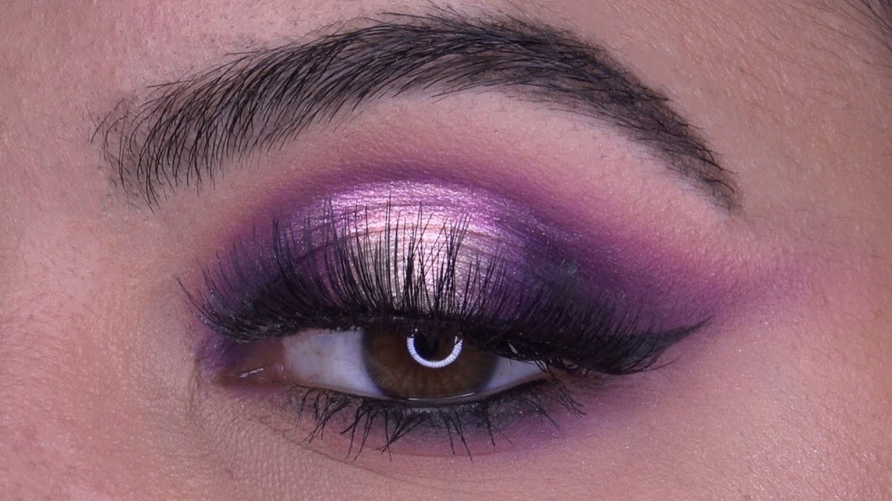 Trucco viola per occhi marroni - Purple Smokey Halo Cut Crease - Makeup Tutorial | Laura Ottaviani