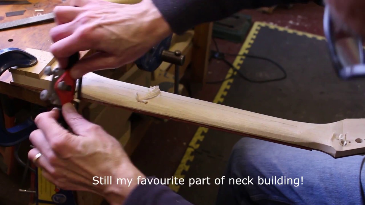 Making a bolt-on guitar neck