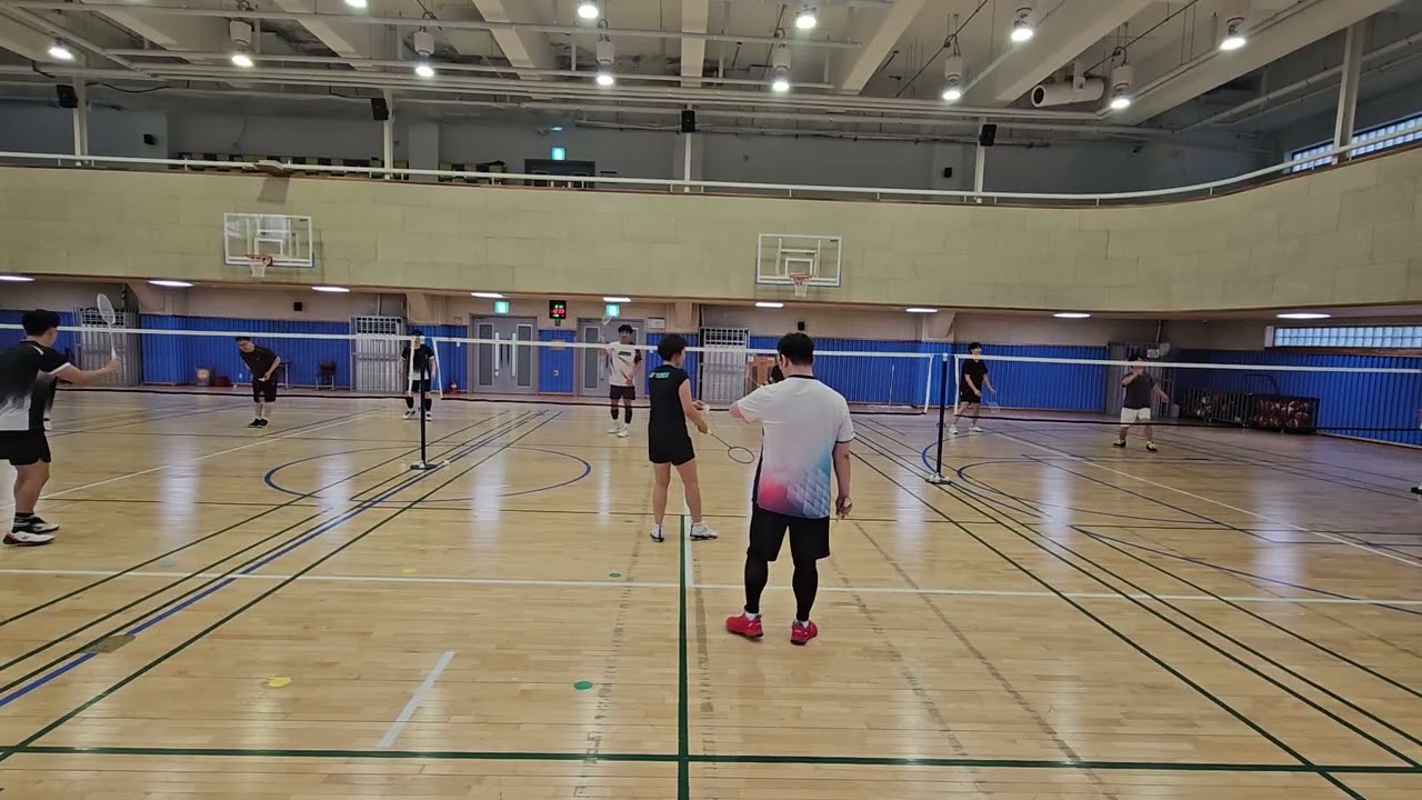 260311(지훈님.윤정님)VS(골드님.정우님)#배드민턴 경기영상
