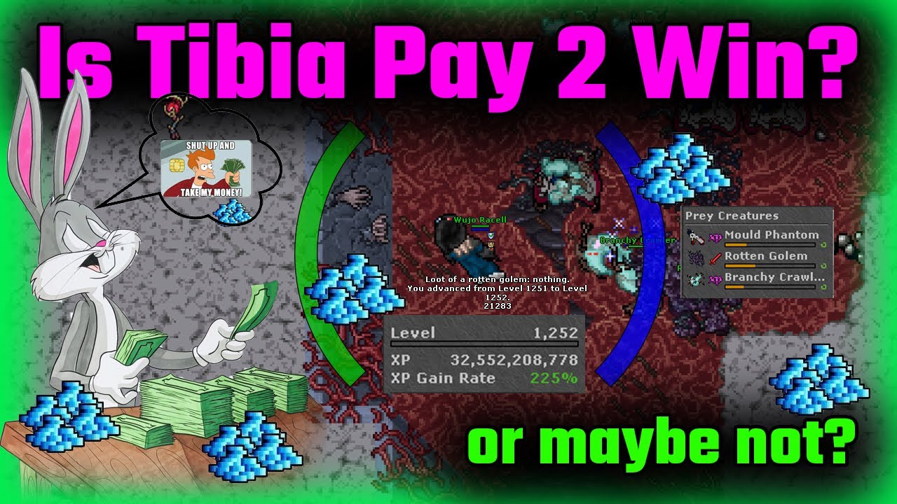 Czy Tibia naprawde jest obecnie Pay2Win?