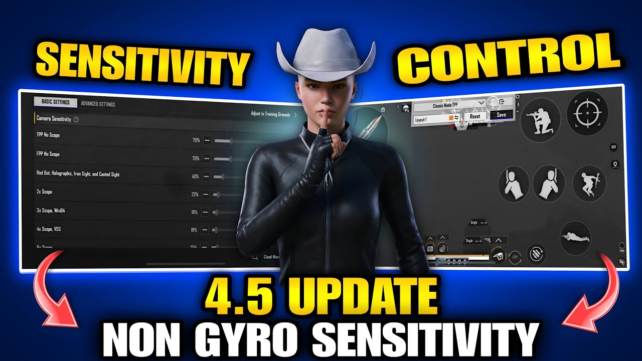 🔥 NEW UPDATE 4.5 😱 | Best Non Gyro Sensitivity Settings 2026 😱 PUBG Mobile/BGMI SENSITIVITY 2026 🔥