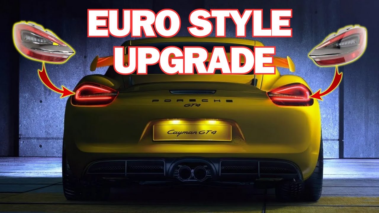 UPGRADE ALERT! Euro Style GTS TAIL LIGHTS for My 981 Porsche GT4